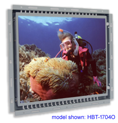17 inch sunlight readable LCD open frame monitor